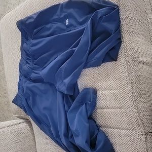 IRG navy straight leg scrub bottoms, 2 pair XL